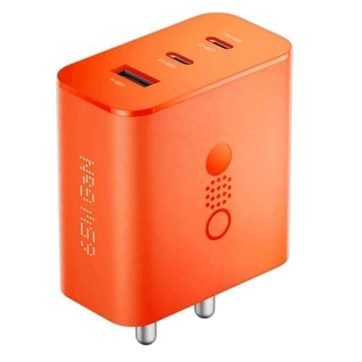 CMF 65W GaN Charger Adapter Super Fast Charging Compatible with Nothing Phone 3, 3a,2a / CMF Phone 1/2 Pro, iPhone 15,16,17,Samsung S25,S24, Pixel, Orange