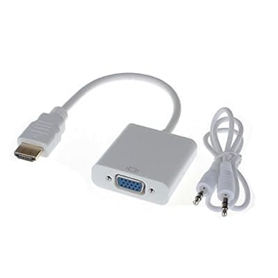 xcluma HDMI to VGA Cable HDMI to VGA with Audio Conversion