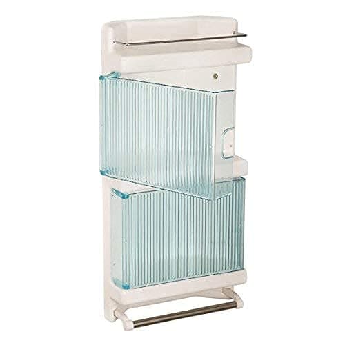 Morris King Corner Cabinet Shelf - White Bathroom Corner Shelf Corner Shelf for Bathroom Bathroom Corner Rack Bathroom Corner Cabinet