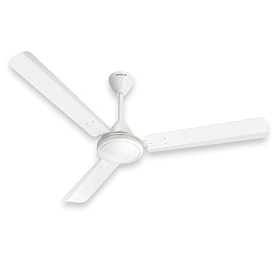 Havells Mozel XP 1200mm Ceiling Fan, Best in Class Base Fan with High Air Delivery, Energy Saving &amp; 100% Pure Copper Motor | 2 Year Warranty | White