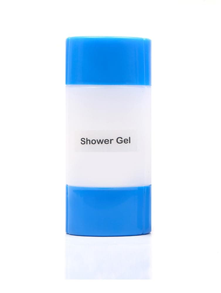 INOVERA (LABEL) 1 Piece Refillable Travel Bottles for Toiletries - 3 in 1 Plastic Shampoo, Cream, Conditioner, Lotion Storage Container - Travelling Accessories (Blue)