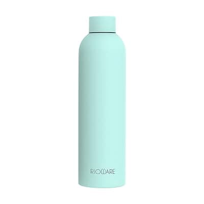 Rioware® Rubber Coated Vaccum Insulated Water Bottle 750ml Hot Water Bottle, 750ml Thermosteel Water Bottles for Travel, Home, Office, School, Gym, Adults, Water Bottle Hot and Cold, Green