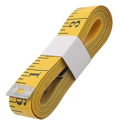 IONIX Measuring Inch Tape for Measurement for the body, Tailor, Sewing, Dress Making, 150 cm (Yellow Pack of 01)