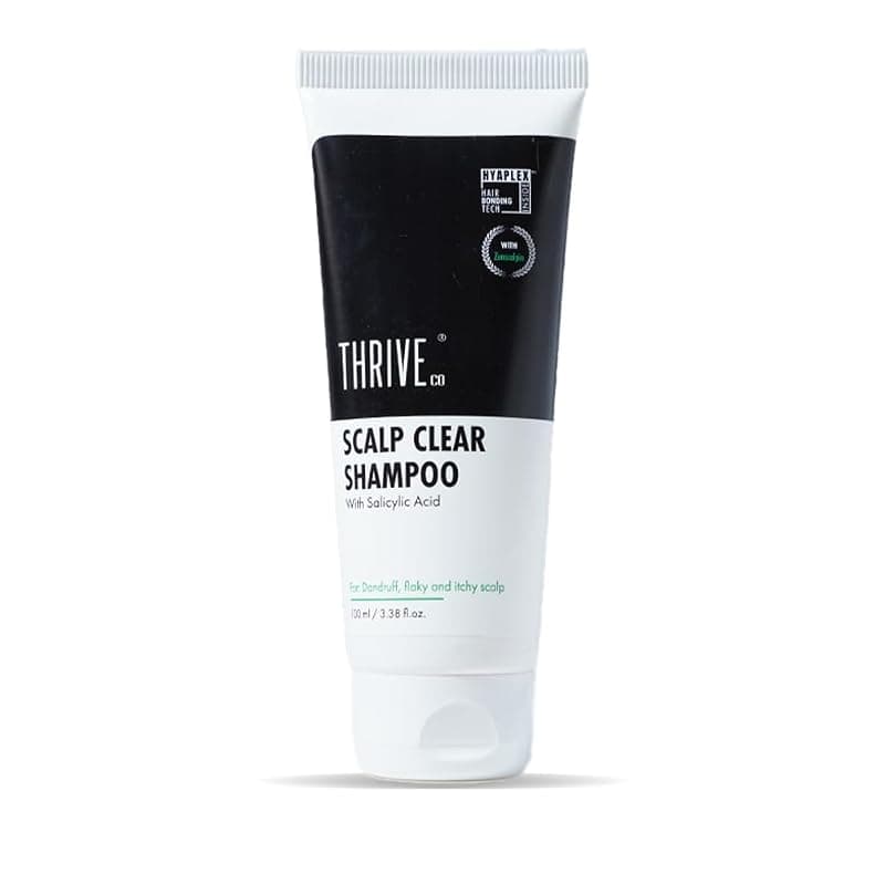 ThriveCo Anti Dandruff Scalp Clear Shampoo | Removes Dandruff From Source | Helps With flaky, Itching, Irritation & Redness Accompanying Dandruff | 100% Effective with First Use | With clinically proven Zenscalpin™, Octopirox, Salicylic Acid Formulation | For Men & Women | 100ml