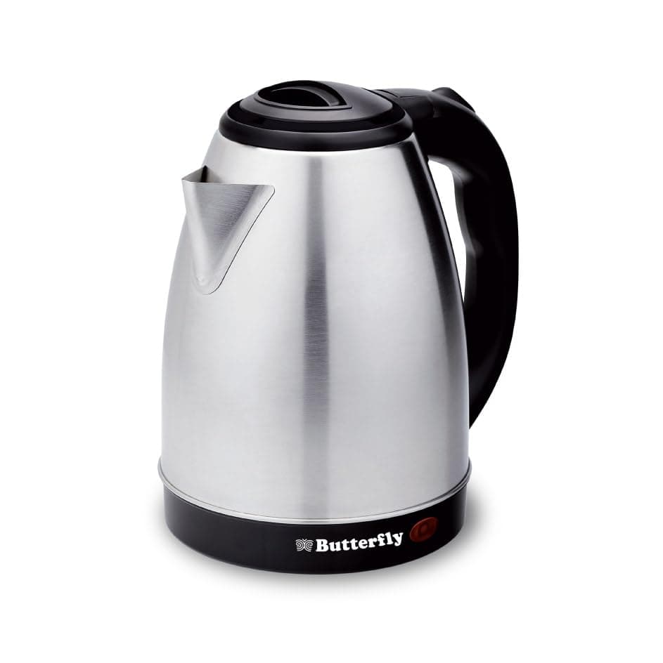 Butterfly Evo Pro 1.5L Electric Kettle | 1350 W | 360 degree Swivel Power Base | Auto Shut Off | For Hot Water, Tea, Coffee, Noodles | Dry Boil Protection