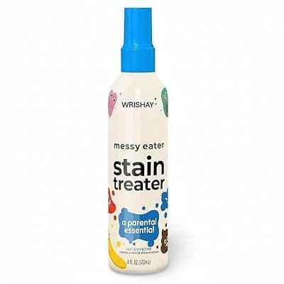 Miss Mouths Messy Eater Stain Treater Spray - 120ml | For All type of Stain Oil, Coffee, Tea, Grass, Wine, Catchup | For All Type of Cloths Fabric, Denim, Down, Jacket, Carpets (Pack - 1)