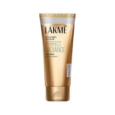 Lakme Perfect Radiance Brightening Facewash with 98% Pure Niacinamide Complex | For Glowing Skin with Glycerin | Known to Reduce Pigmentation | 100gm