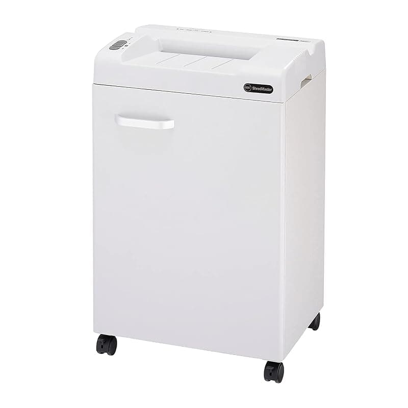 GBC Shredmaster PRO 64C Paper/CD/Credit Card Cross Cut Shredder with 22 Sheet Capacity and 40L Bin for shredding highly sensitive documents; 3 x 25 mm Confetti cut strips; 2 years warranty