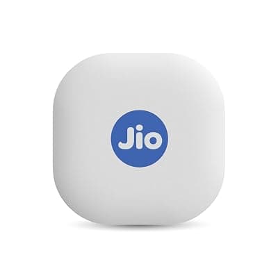 JioTag Go |India's First Android Tag | Google Find My Device Item Finder| Worldwide Tracking for Keys, Wallets, Luggage, Gadgets and More|1+1 Year Battery|No SIM Needed|BT 5.3|for Android Only