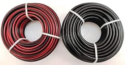 Microtek Solar DC Cable Tinned Copper UV Protected 10 sq.mm 40 Meter (40m Red, 40m Black)