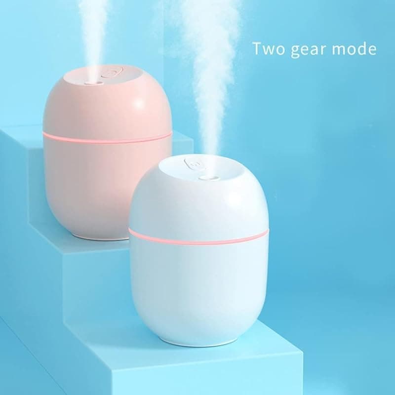 NEXVYN Electric Aroma Diffuser Mini USB Ultrasonic Cool Mist Humidifier for Aromatherapy, Home &amp; Office Quiet Essential Oil Air Purifier – White