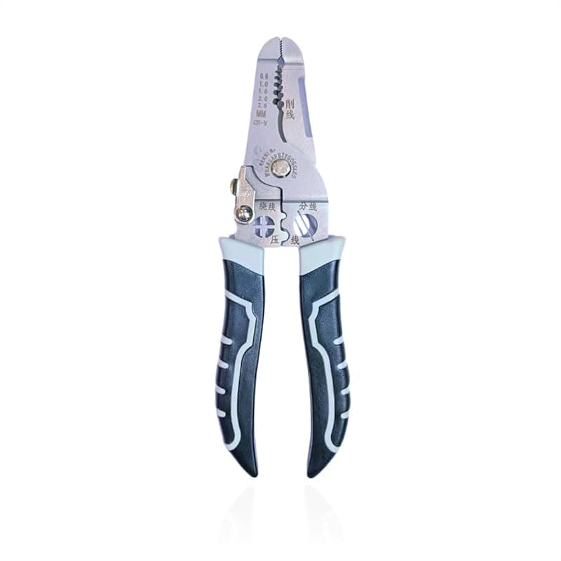 Homdum All in 1 Multifunction Stainless Steel Wire Stripper/Wire Crimping Tool, Wire Cutter, Wire Crimper, Cable Stripper, Wiring Tools and Multi-Function Hand Tool