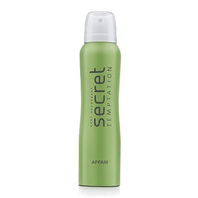 Secret Temptation Affair Deodorant For Women, Long Lasting Floral Fragrance for Every day Wear, 150 ml