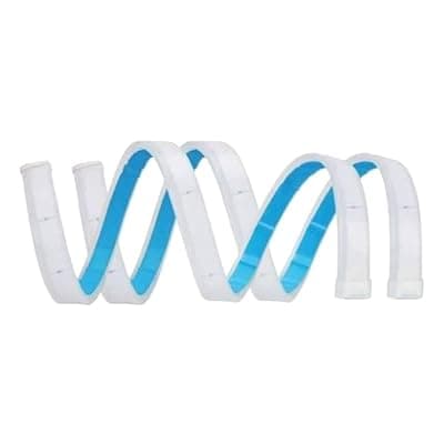 Kozdiko 2 Pcs 60Cm (24") Car Headlight Led Tube Strip, Flexible Drl Daytime Running Silica Gel Strip Light,(Yellow,White)