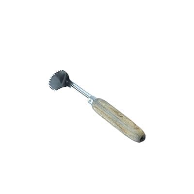 Hand held Coconut Scraper | Manual Coconut Grater and Shredder with Wooden Handle for Home Kitchen | Nariyal Khurchani | Kai Chirava
