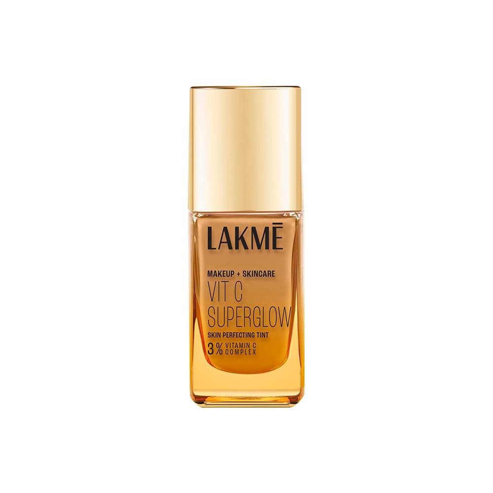 Lakme Makeup+Skincare VitC Superglow Skin Perfecting Tint Neutral Almon N340 25ml