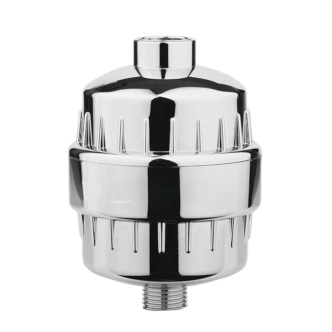 ProKart High Output Revitalizing Shower and Tap Filter for Hard Water - Water Softener for Bathroom | Silkify & Strengthen Skin & Hair | Reduce Hair Fall & Skin Dryness (Chrome)