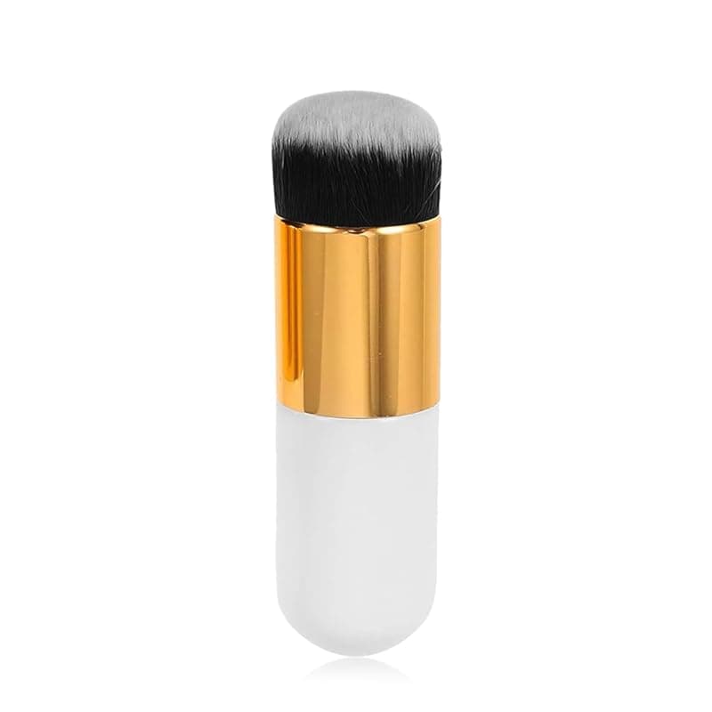 Gleva Powder and Foundation Makeup Brush Flawless Application for Liquid, Cream, and Powder Makeup Blending – Soft, Dense Bristles for Smooth, Even Coverage Multitasking Travel Brush