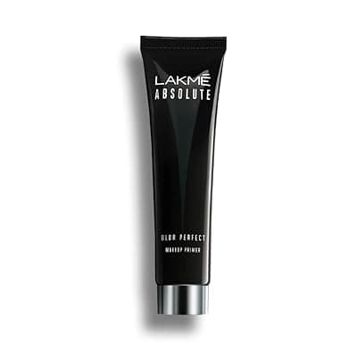 Lakme Absolute Blur Perfect Matte Face Primer, Makeup Primer for Poreless, Smooth & Long Lasting Makeup - Waterproof Brightening Makeup Base, 30 ml