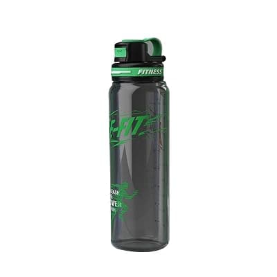 ATTRO BeFit Sports Water Bottle – 1000ml, Black, BPA Free, Leak-Proof, Flip-Top Lid, with Handle, Ideal for Gym, Running, Cycling, Office &amp; Outdoor Use