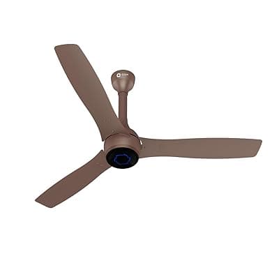 Orient Electric Newly Launched 1200 mm Aeon VC Smart BLDC ceiling fan for home |BEE 5-star rated | IOT Enabled &amp; Remote Control | Two-Way Rotation | 5 year warranty by Orient | Tangerine Brown