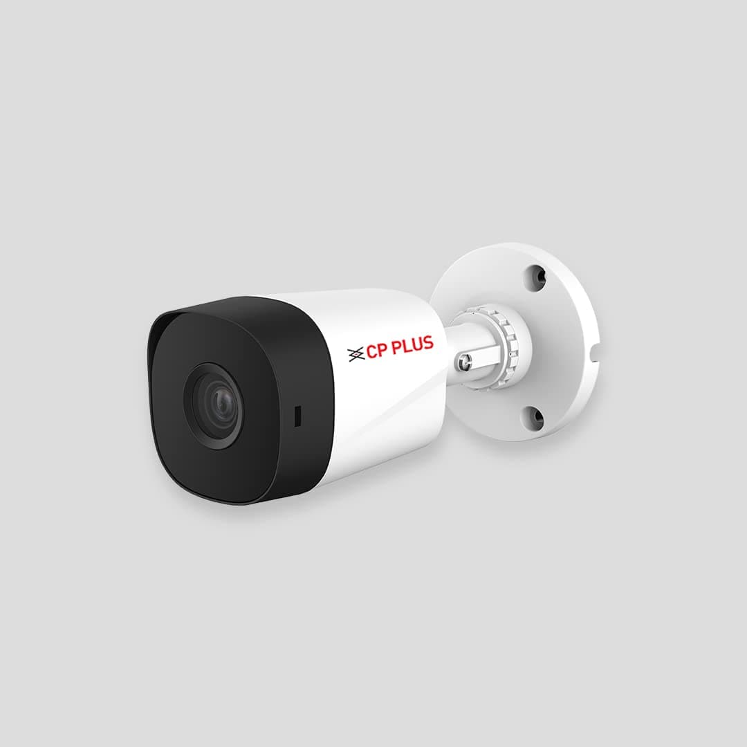 CP PLUS 2.4MP IR Bullet Outdoor Security Camera | 3.6mm Fixed Lens | Max 25/30fps at 2.4MP | DWDR, Day/Night (ICR) | Night Range of 20 Mtrs., Smart IR | Support Built-in Mic | CP-URC-TC24PL3C-V3