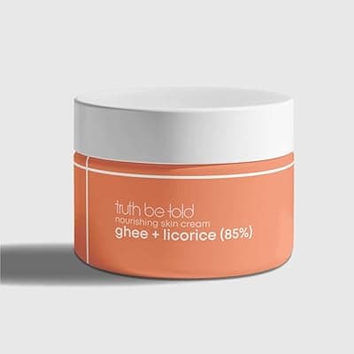 Truth Be Told TBT Nourishing Ghee Cream (50 ml) with Licorice for Dry Skin, Dullness, Aging &amp; Pigmentation, Free from parabens, silicones, mineral oils, artificial fragrances, and colors