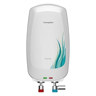 Crompton Arno Neo 5 Litres instant water heater (Geyser) with 3 Level Advance Safety and Food grade technology|Rust proof Body | 5 years tank warranty | 2 years element warranty