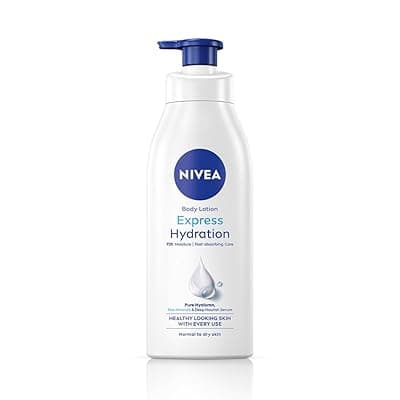 NIVEA Express Hydration Body Lotion, 400ml | 72 H Moisturization &amp; Hydration for Summer | Goodness of Sea Minerals &amp; Deep Moisture Serum | Non Greasy &amp; Healthy Looking Skin |For All Skin Types