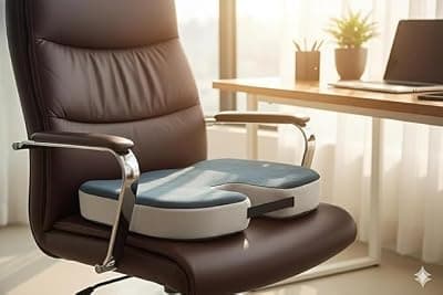 2 Years Warranty Orthopedic Coccyx Cushion for Hip, Tailbone, Coccyx, Sciatica Pain Relief | Seat Cushion for Chair, Car Seat Cushions | Removable Cover