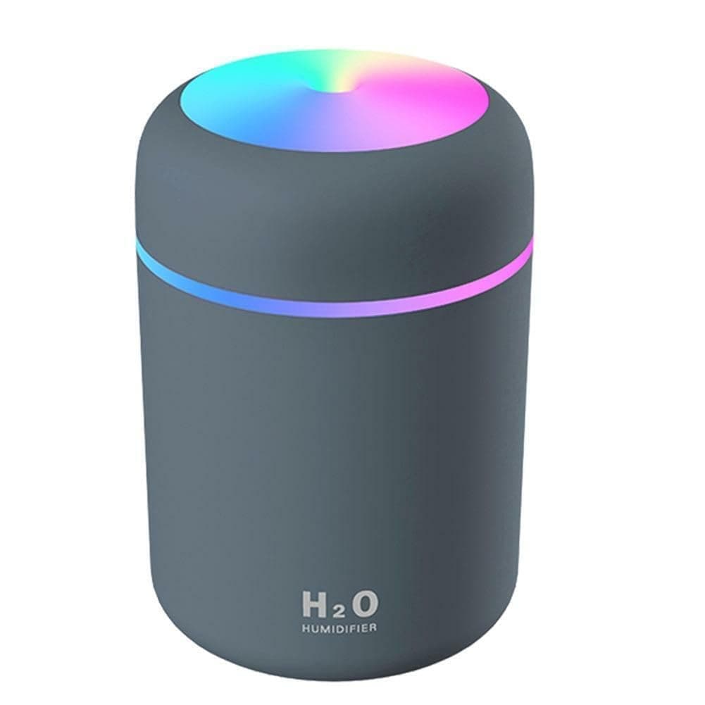 CoralTribe Humidifier and Aroma Diffuser for Home - Cool Mist Maker, Small Quiet Air Moisturizer, Ultrasonic Essential Oil Diffuser Electric (H2O, 300 Ml)