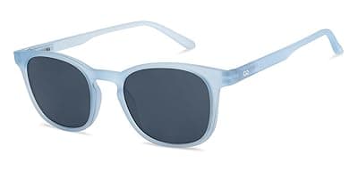 HUSTLR Polarized & 100% UV Protected Stylish Sunglasses | Full Rim Square | As Seen On Shark Tank | Peyush Bansal Glasses | For Men & Women | Medium | VC S15999