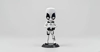 UMANI® Action Hero Deluxe Limited Edition Action Figure - Perfect for Car Dashboard, Decor, Cake Toppers, Office Desks &amp; Study Tables (AF15CM-WHITE Deadpool MFE 0)