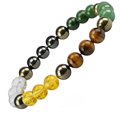 Black Tourmaline Bracelet | Powerful Healing Crystal | Unisex Astrology Men & Women | Crystal Energy | Certificate of Authenticity | Black Budhha