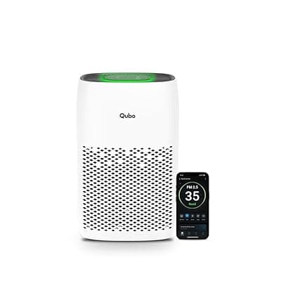 Qubo Smart Air Purifier for Home by Hero Group | 99.99% Allergen Removal | HEPA H13 | 9000 Hrs Filter Life | App &amp; Voice Control | Energy Saving | Ultra-Quiet BLDC Motor (Q200)