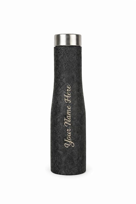 Fitness Mantra® Name Customisation 1 Litre Water Bottle | Personalised Bottle with Custom Name Engraving | BPA Free, Leakproof | Ideal for Gym, School & Gifting| Hexa|