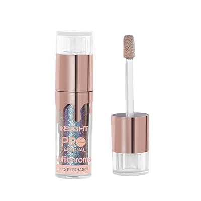 INSIGHT Professional Multichrome Liquid Eyeshadow – Saphhire Dust | Metallic Effect | Green Tea & Cucumber Extracts | Striking Look | Versatile Use | Transfer-Proof | Dynamic Finish – 5g