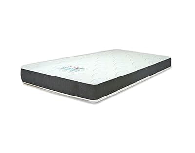 SLEEPSPA Dual Comfort - Hard &amp; Soft - with Comfort Cubes and Rebotech Tech. 10 Inch King Size High Resilience HR Foam Mattress (LxW:75X72 Inches) Body Support Bed Mattress, 7 Year Warranty