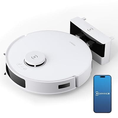 ECOVACS DEEBOT N20 PRO 2 in 1 Robotic Vacuum Cleaner & Mop, 8000 Pa Suction, Covers 3500+ Sq.Ft, Anti-Hair Tangle, Intelligent TrueMapping, Ozmo Vibrating Mop, Wet & Dry Cleaning, 300 Minutes Run-Time