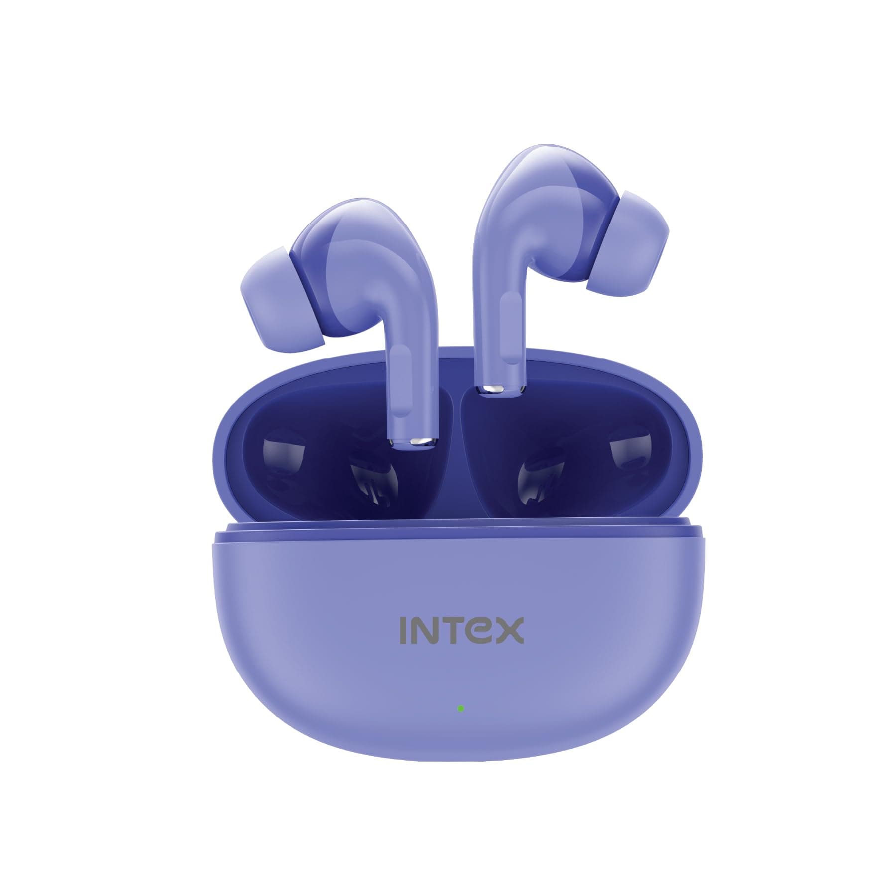 Intex Buds AERO TWS Bluetooth Earbuds with AI ENC, Deep Bass, 13mm Driver, Type-C Fast Charging, 32H Playtime, Low Latency, Touch Control, Voice Assistant, Wireless Earphones (Purple)