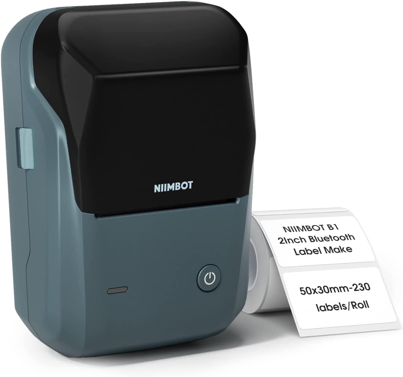 BLACKPOOL B1 Bluetooth Label Printer - Small Portable Thermal Label Maker | Wireless Connectivity | 2 inch Inkless Printing | Barcode, Mini Stickers, Bill, Receipt Machine for Home, Office & Students