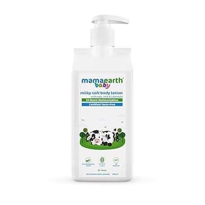 Mamaearth Milky Soft Body Lotion with Oats, Milk &amp; Calendula - 400 ml