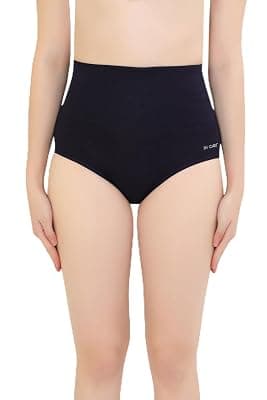 Womens Inner Elastic Broad Belt Belly Control Shapers Hipster Panty | High Waist Tummy Control Underwear | Soft Stretchable Slimming Shapewear | Everyday Innerwear for Women &amp; Girls
