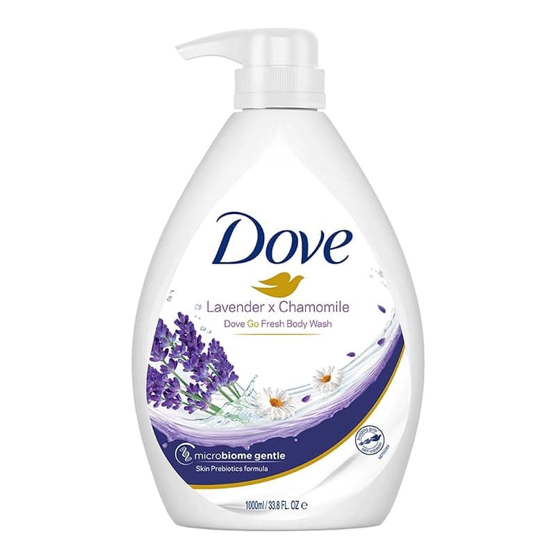 Dove Lavender &amp; Chamomile Go Fresh Body Wash with Relaxing Floral Scent, 1L