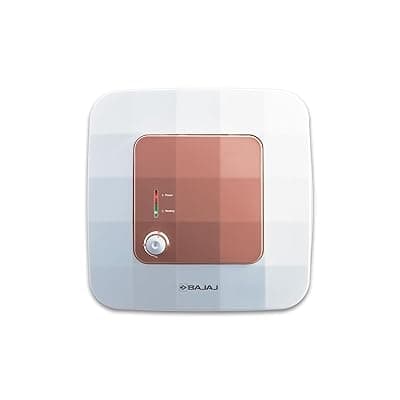 Bajaj Maestro 15 L Storage Water Heater For Home | 4 Star Rated Geyser For Bathroom &amp; Kitchen | Child Safety Mode | 2 Years Warranty 【White &amp; Beige】