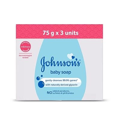 Johnson &amp; Johnson Baby Soap 75g (Pack of 3)