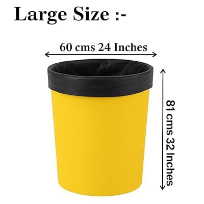 Compostable Garbage Bag Large Size - Pack of 6, Eco-Friendly Dustbin Bags Large Size for Home and Office, Durable and Biodegradable Garbage Bag Solution | 60 Count|