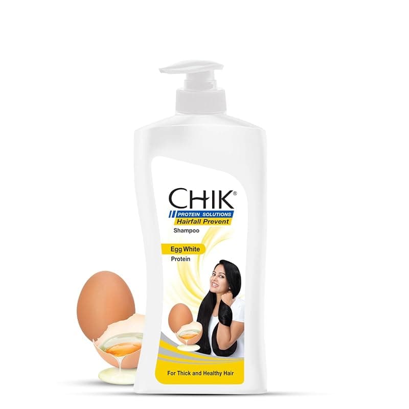 Chik Protein Solution Hairfall Prevent Shampoo, With Goodness Of Egg White, For Thick And Healthier Hair, For Men &amp; Women,1L