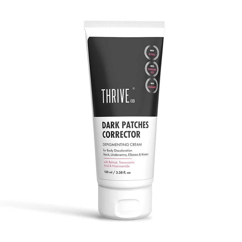 ThriveCo Dark Patches Corrector Cream | Dark Patches Removal | With Retinal &amp; Niacinamide.. For Underarms, Inner Thighs, Knuckles, Elbows &amp; Knees. Men &amp; Women | 100ml