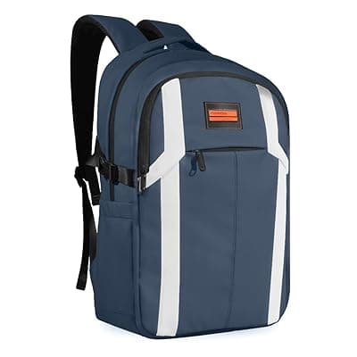 Nordia Navy blue TechShield Laptop Backpack – Water-Resistant Business &amp; Travel Bag, Anti-Theft Design, and Multiple Compartments